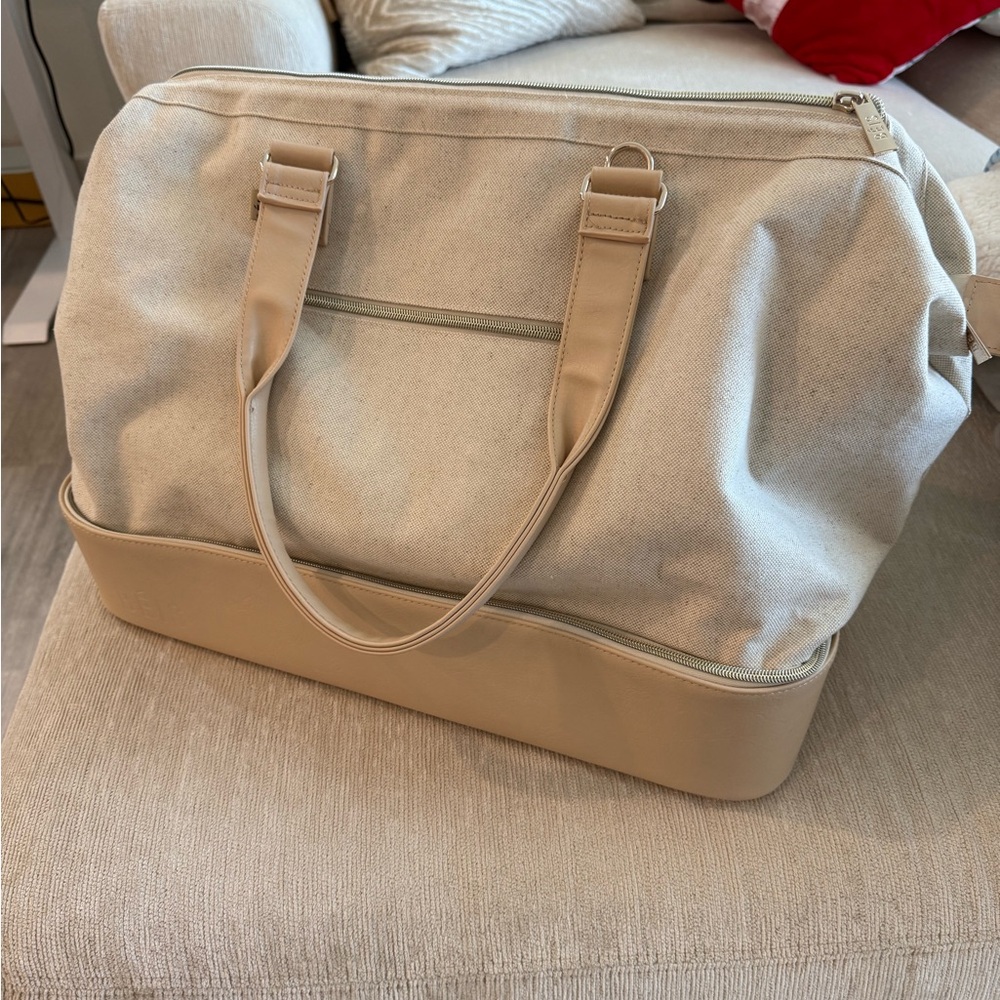Cream, Beis Travel Bag, Brand New!